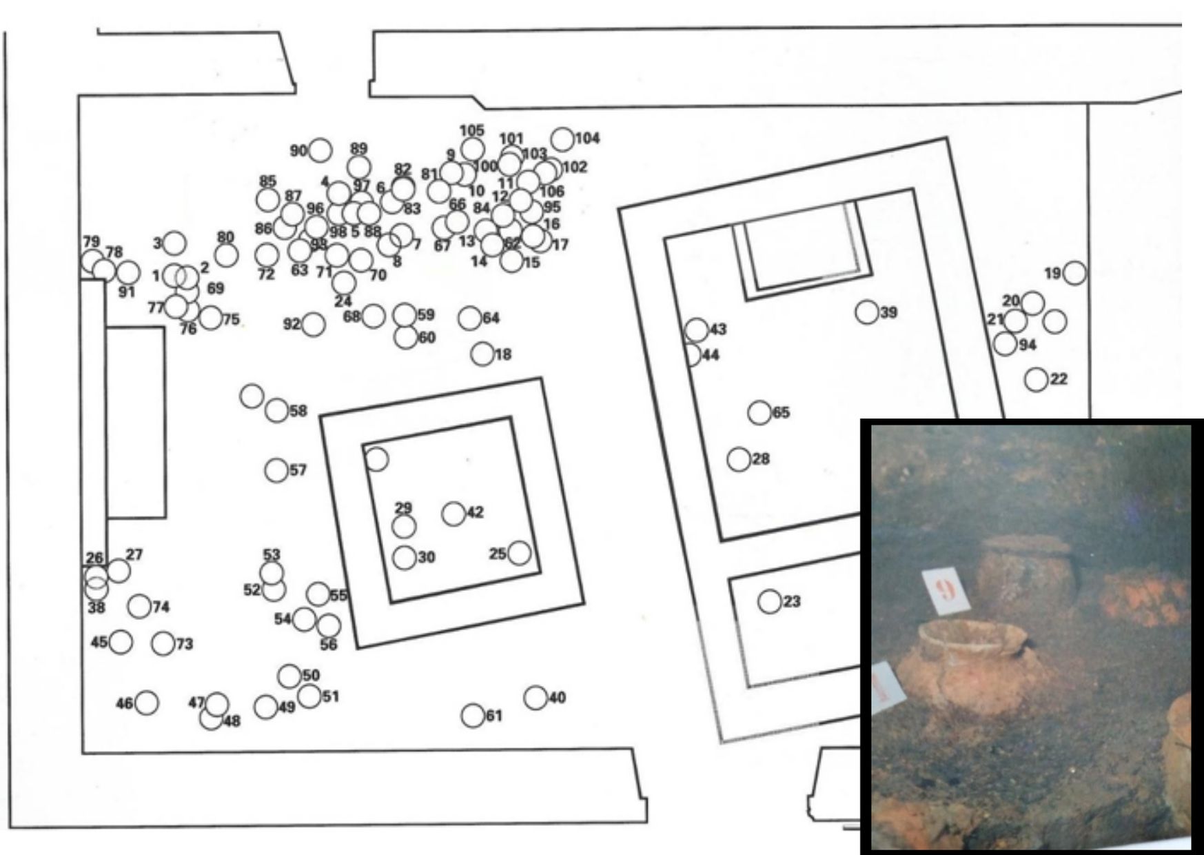 Urnas cinerarias encontradas en Oiasso, Irun