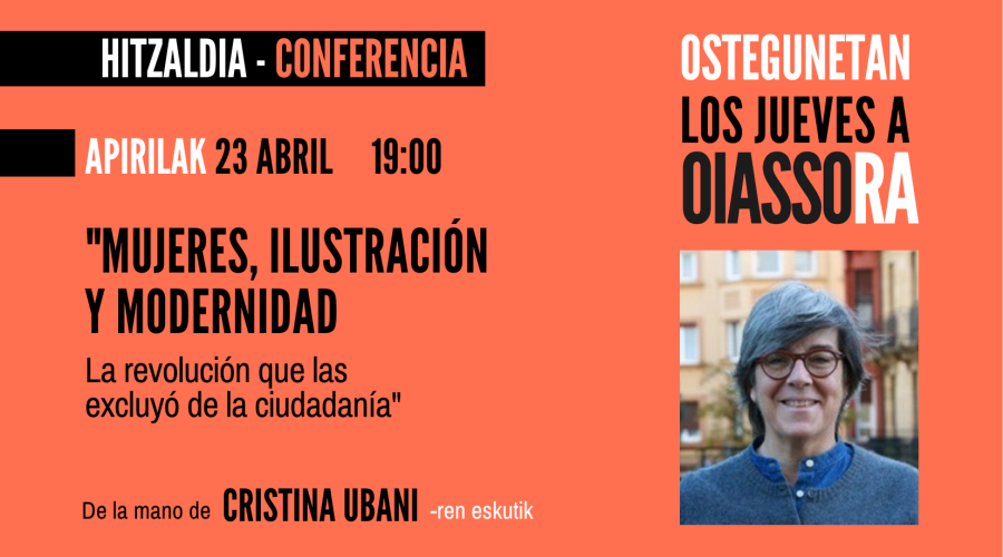 Les jeudis à Oiasso. Conférence