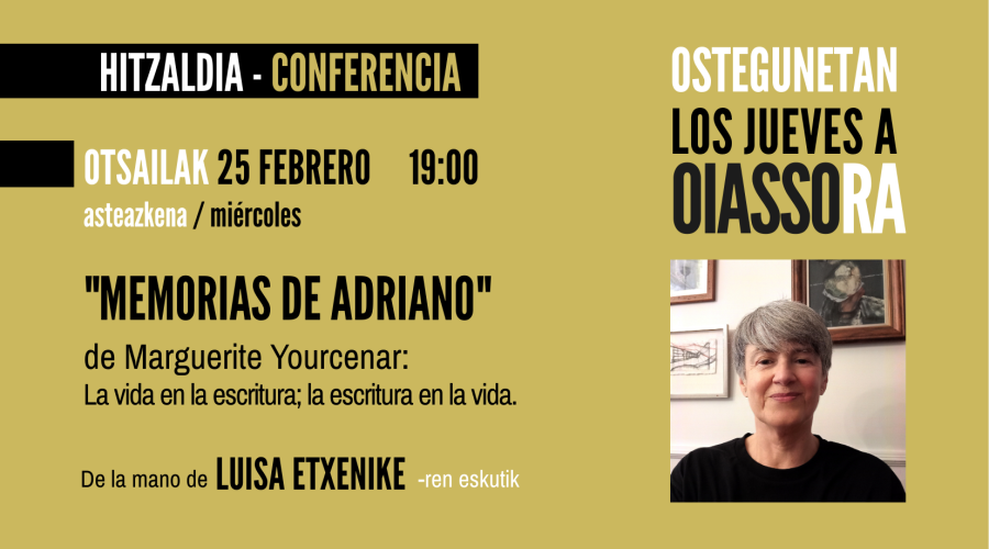 Les jeudis à Oiasso. Conférence.