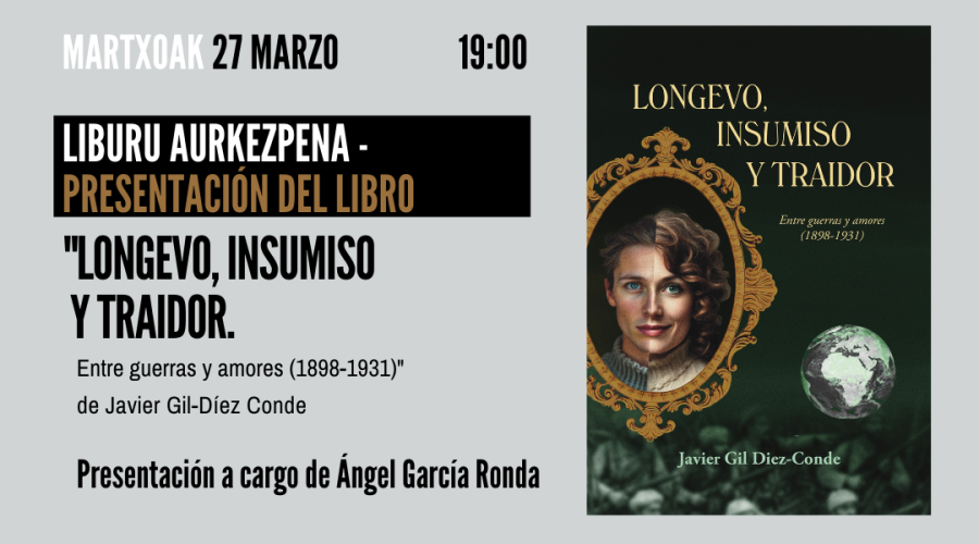 Presentación del libro: "LONGEVO, INSUMISO...
